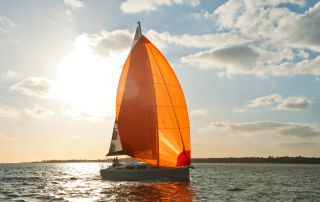 Hanse 345 Segelyacht mit Blister