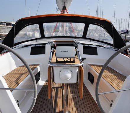 Hanse 385 Heck